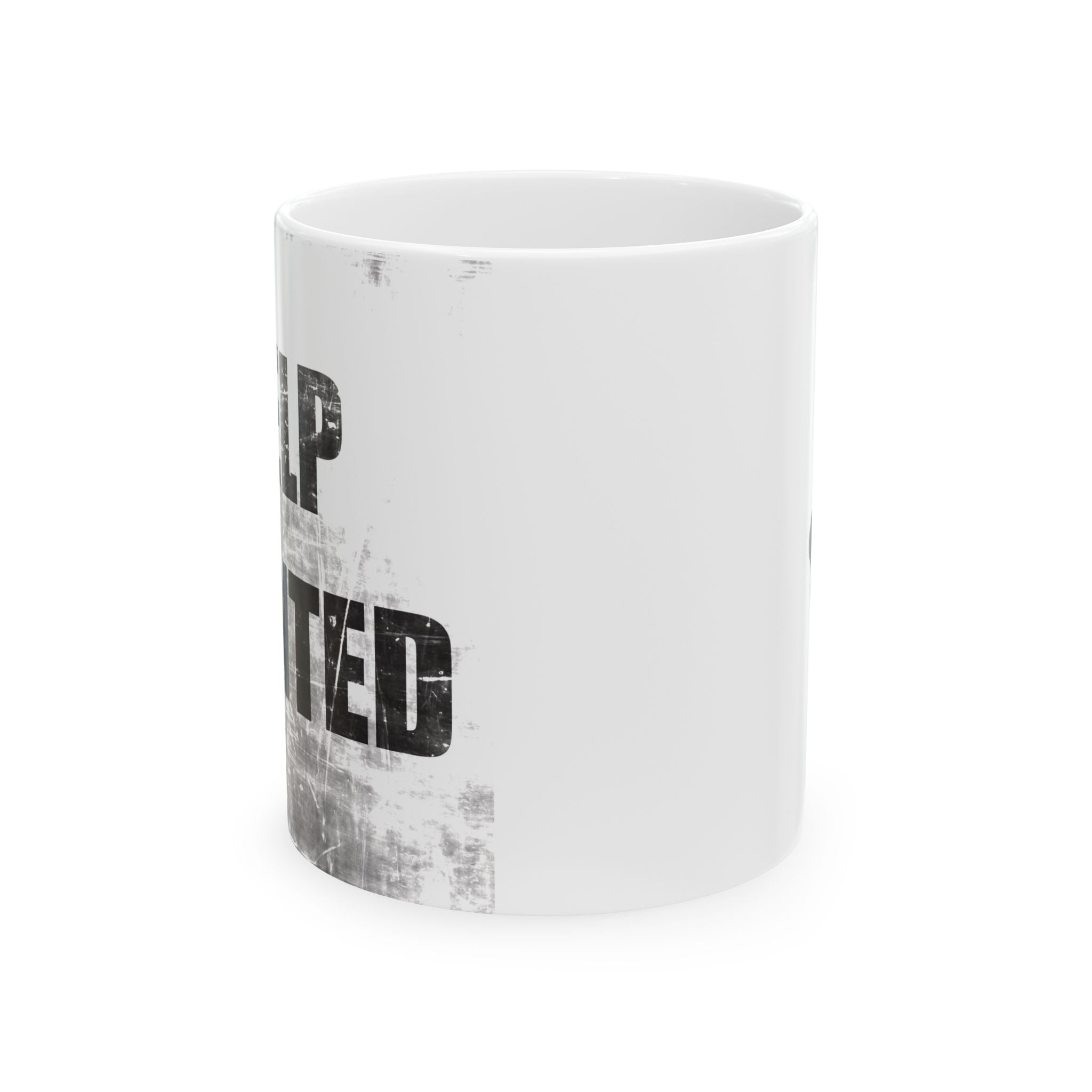 C-H HELP WANTED coffee mug