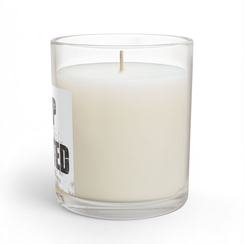 Help Wanted Glass Candle | 11oz distressed sign candle